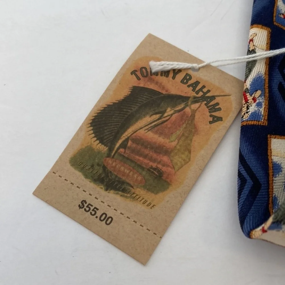 Tommy Bahama Blue Hula Girl Tie New With Tags